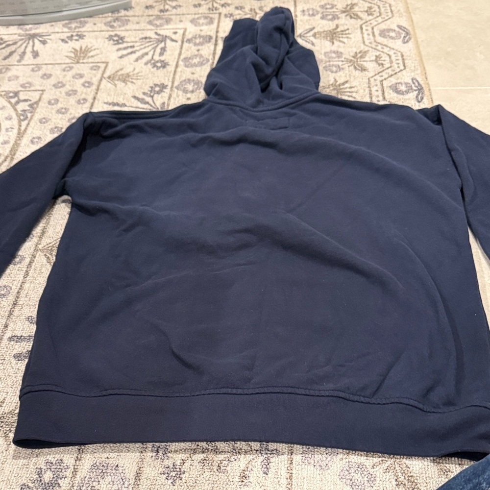 Abercrombie Kids Navy Blue Zip-Up Hoodie - Picture 3 of 3